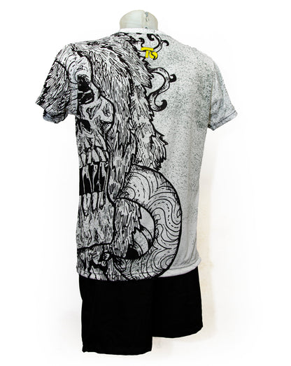 T-SHIRT WHITE Skull