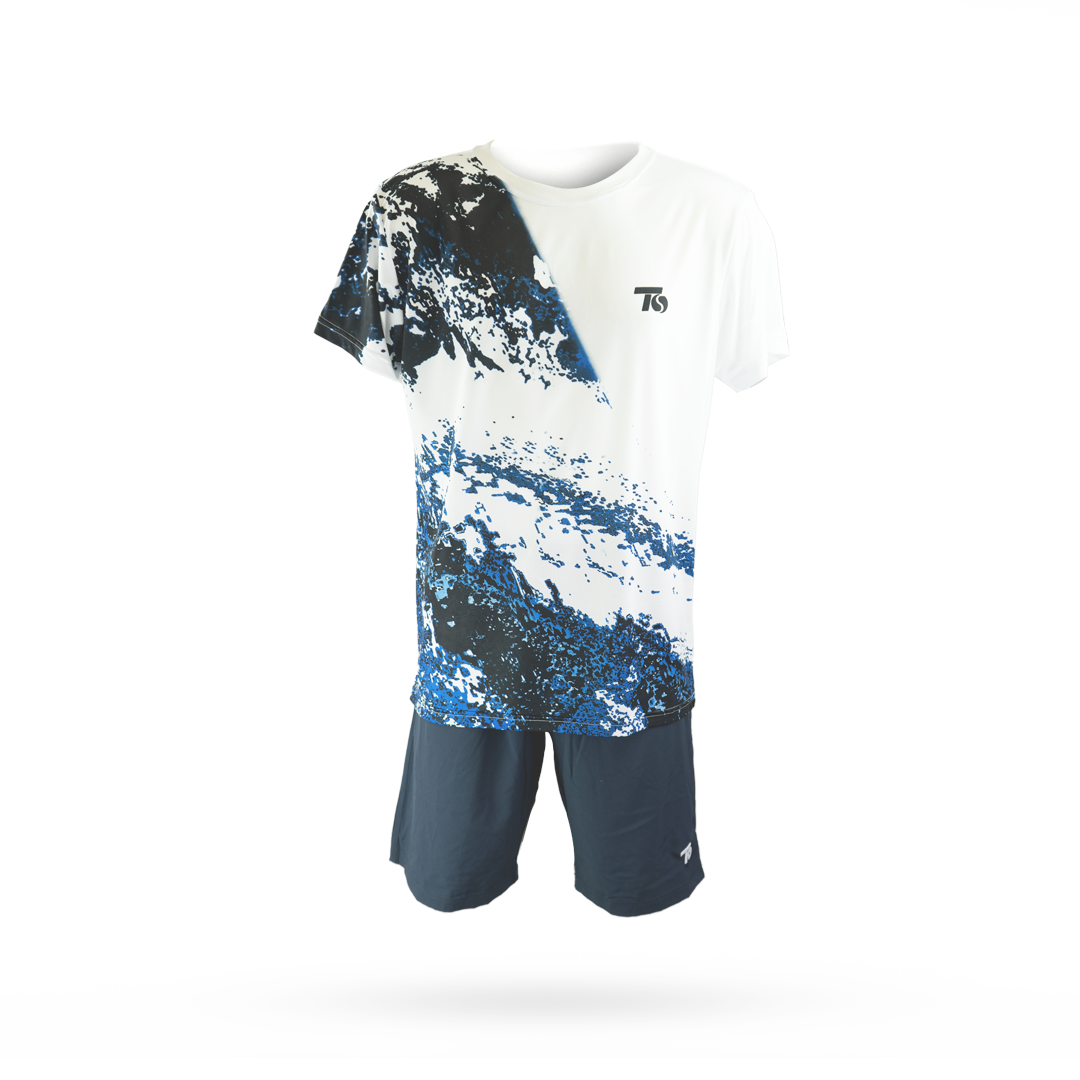 T-SHIRT Montagne Blu