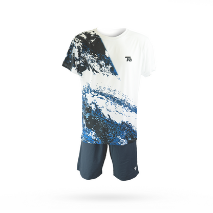 T-SHIRT Montagne Blu